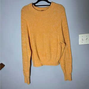 Free People Too Good Ribbed Trim knit Pullover sweater size Large